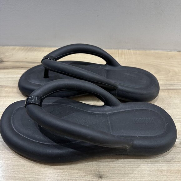 Melissa Shoes Womens Size 6 Platform Flip Flops Sandals‎ 37 EUR Vegan Rubber - Picture 3 of 8